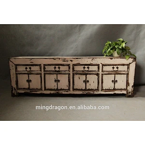Chinese Antique Distressed TV Cabinet 12062703
