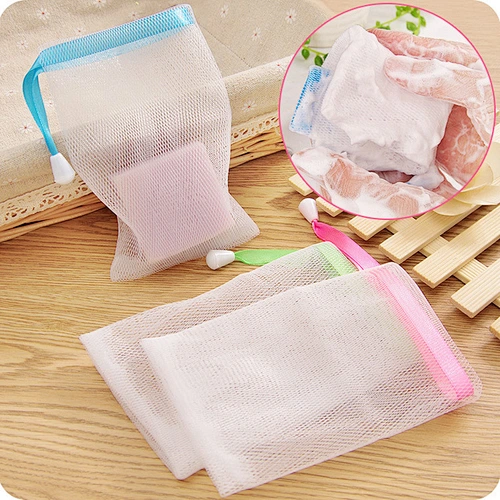 Soap Saver w/ string lock. Hang your favorite or specialty soap on a rope and never drop the soap again