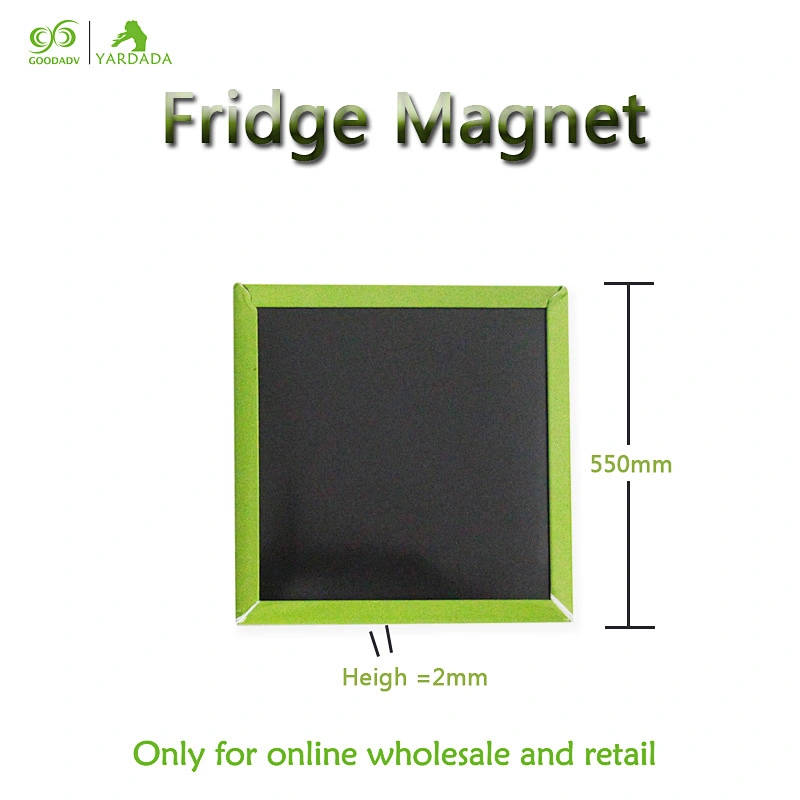 Square Metal Fridge stickers, smiling characters, patterns, personality magnets, high quality eco friendly in stock
