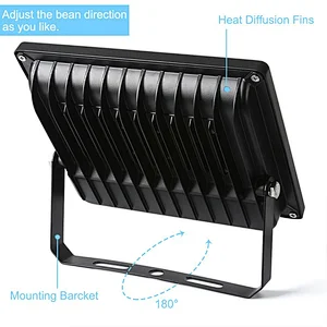 APP+Remote Control Android IOS Compatible Smart Grow Plant 30W RGBW Multi Color Waterproof Outdoor Spotlight Led Flood Light