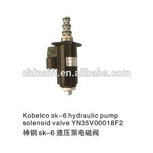 SK200-6 excavator hydraulic pump solenoid valve YN35V00018F2
