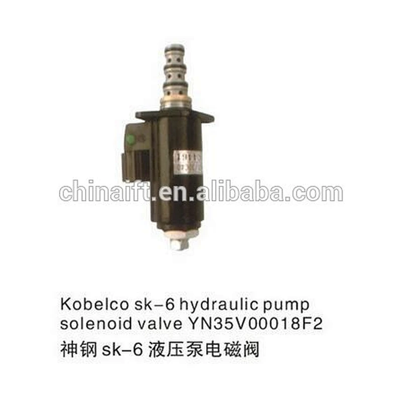 SK200-6 excavator hydraulic pump solenoid valve YN35V00018F2