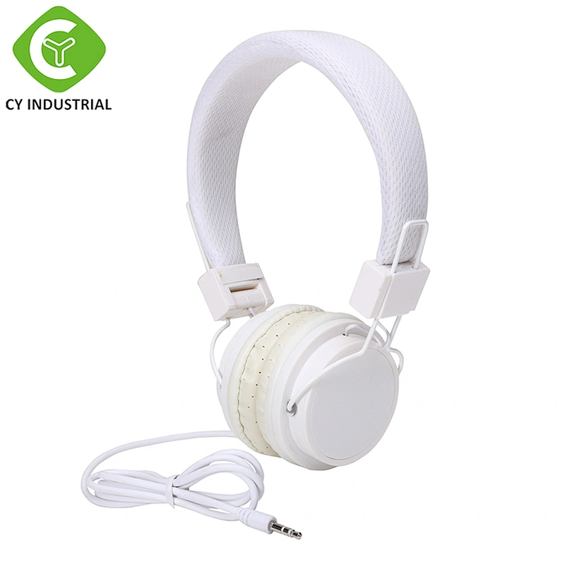 wholesale china factory 40mm speaker earphones wired noise cancelling headphone with mic