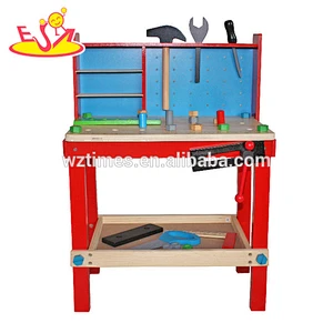 2018 wholesale kids wooden tool play set new design baby wooden tool play set cheap children wooden tool play set W03D044