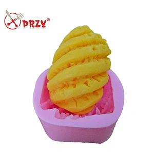 S4846 3D pineapple shape silicone soap mold handmade pineapple soap mould fruit soap mold