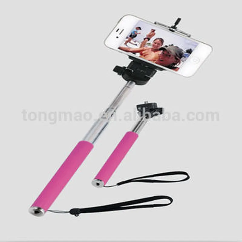 Wholesale Adjustable Handle Selfie Stick For IPhone Digital Camera And Smart phone