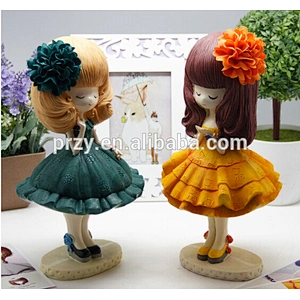 PRZY beautiful girl silicone mold soap molds and cake decoration silicone mold