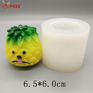 3D cartoon banana apple pineapple grape orange fruit soap mold handmade cake mold mousse silicone mould