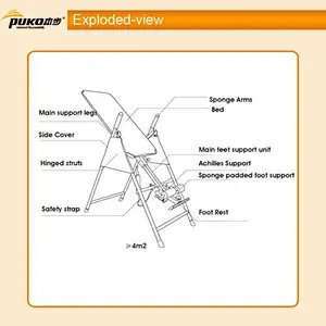 puko brand gym equipment exercise gravity therapy inversion table