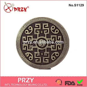 mystical coin style silicone soap mold
