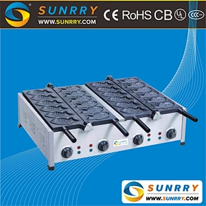 Most popular electric taiyaki cake machine maker with big mouth for sale