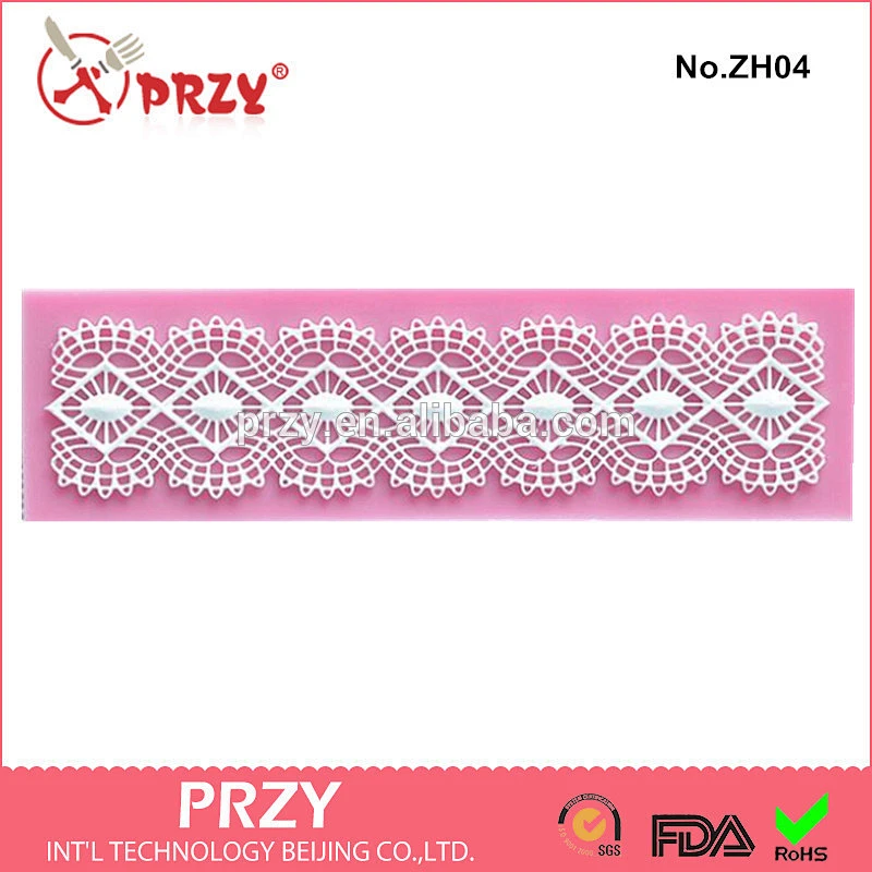 silicone lace mold for cake decorations