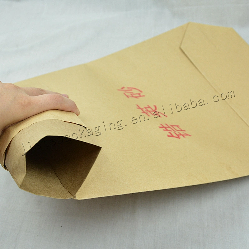 Stand up multilayer kraft paper cement bag for zorcon sand,wall putty,dry mortar