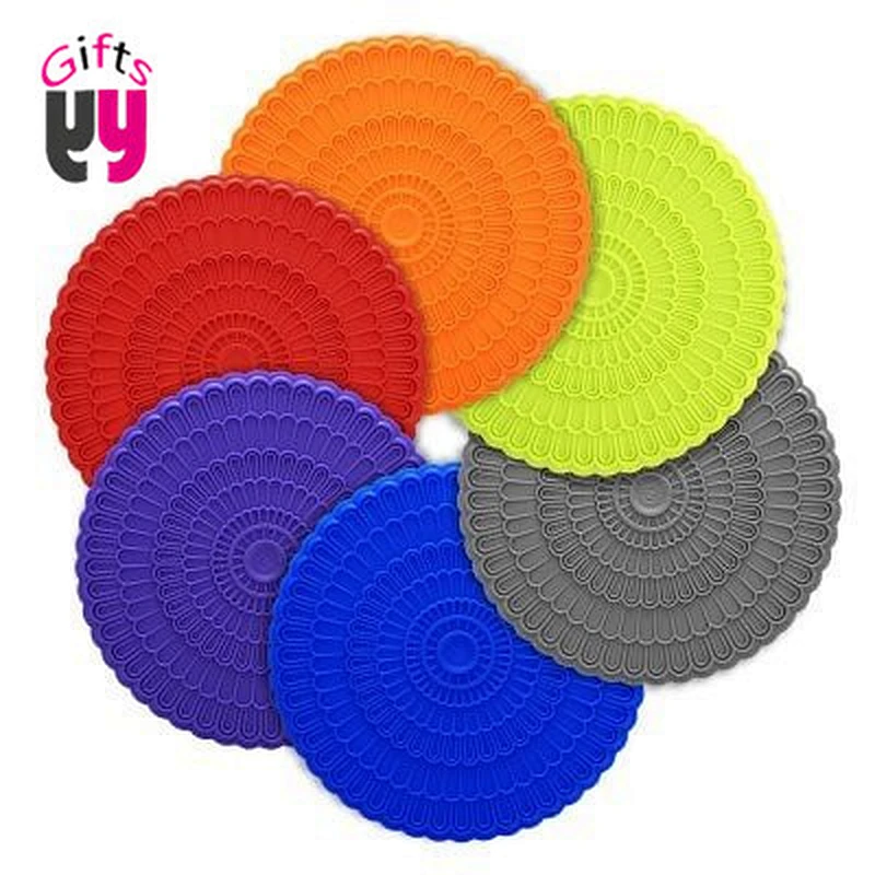 silicone heat resistant cup mat suction cup mat