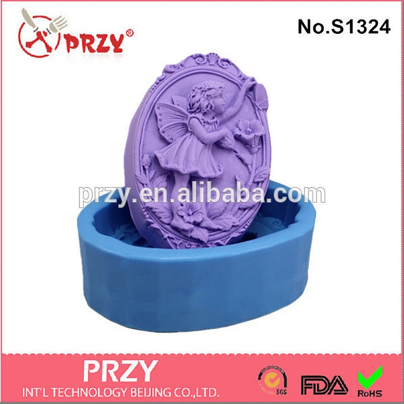 Supply S1324 baby angel series silicone soap mold