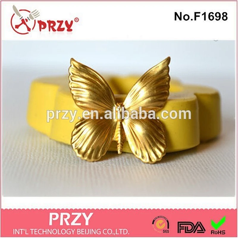 2015 hotsale Butterfly cake decor silicone cake mold