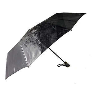 Hot salg nye vandtæt engros sommer mode logo print 3 fold paraply