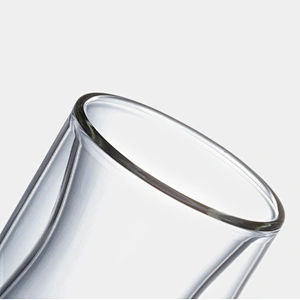 OEM ODM Custom Heat Resistant Creative Double Wall High Borosilicate Glass Reusable Cup Handmade Beer Cup