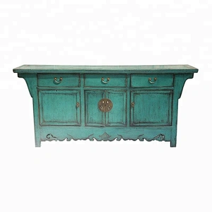 chinese antique reproduction distressed buffet furniture in stores