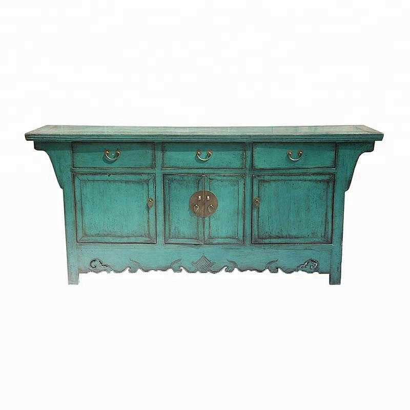 chinese antique reproduction distressed buffet furniture in stores