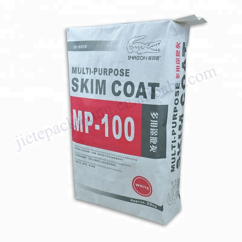 Multilayer kraft paper with pe film cement packaging bag for tile adhesive,dry mortar