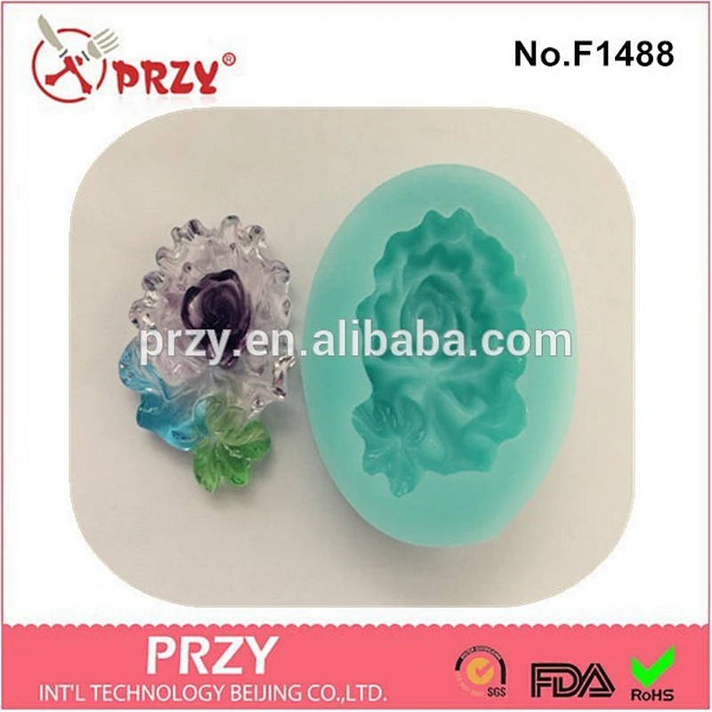 2015 Newest Top Selling Fondant Silicone Cake Mold,Resin Flower Cake Decorating Tools