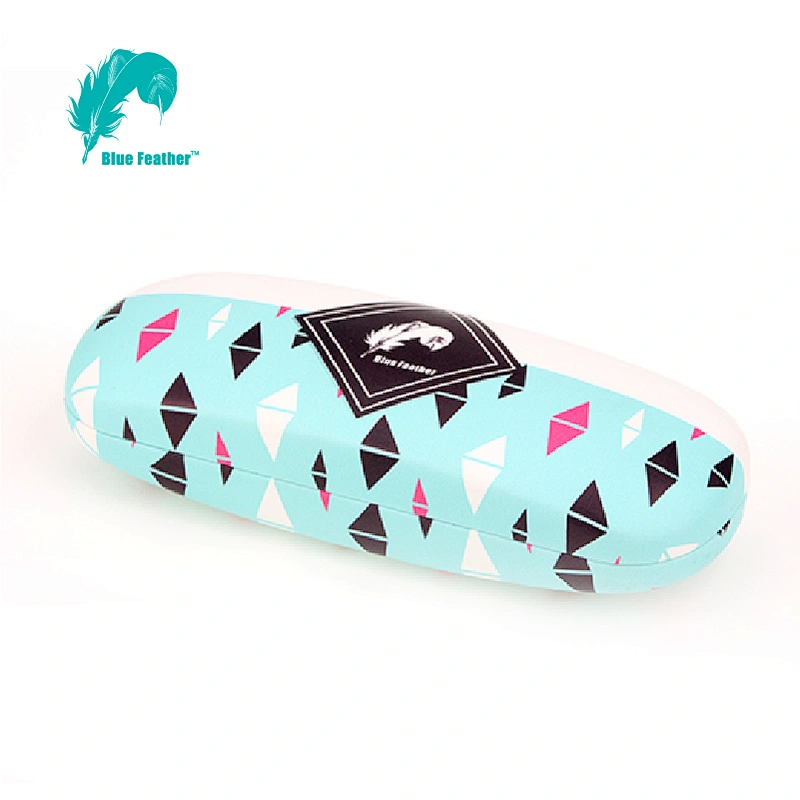 Modern Assorted Triangle Print Glasses Case for Everyday Storage