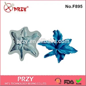 silicone orchid cake decorating fondant mold