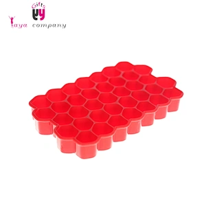 Kitchen Accessory Wholesale Custom Honeycomb Silicone Ice Cube Tray