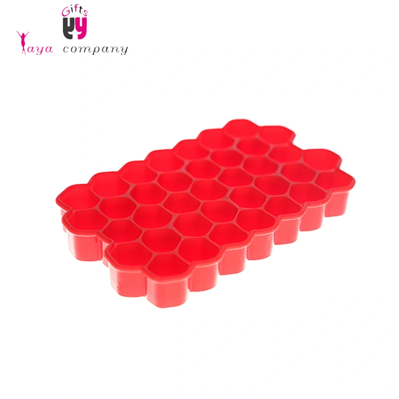 Kitchen Accessory Wholesale Custom Honeycomb Silicone Ice Cube Tray