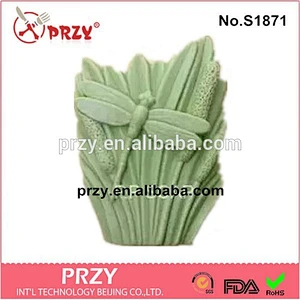 S1871 PRZY Dragonfly shaped silicone soap molds , handmade silicone soap mold