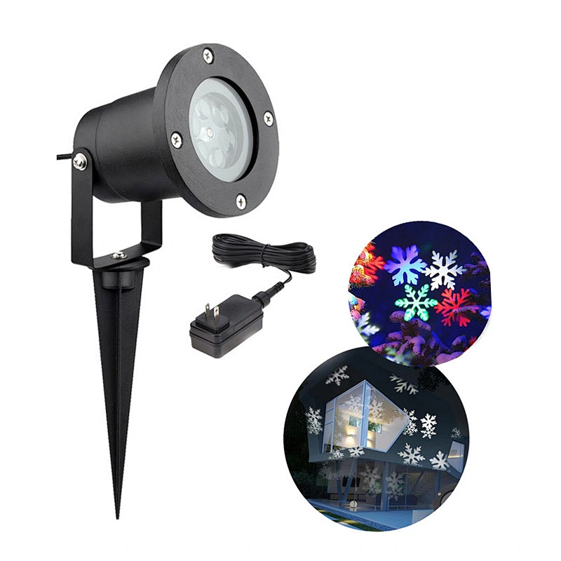 Outdoor led lawn light Waterproof Holiday Lighting Garden Christmas Snowflake projector