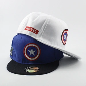 Fashion customize embroidered flexfit cap, 6 panel design men snapback cap hat