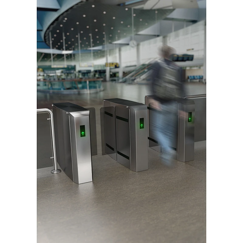 Hot sale 304 stainless steel optical swing turnstile