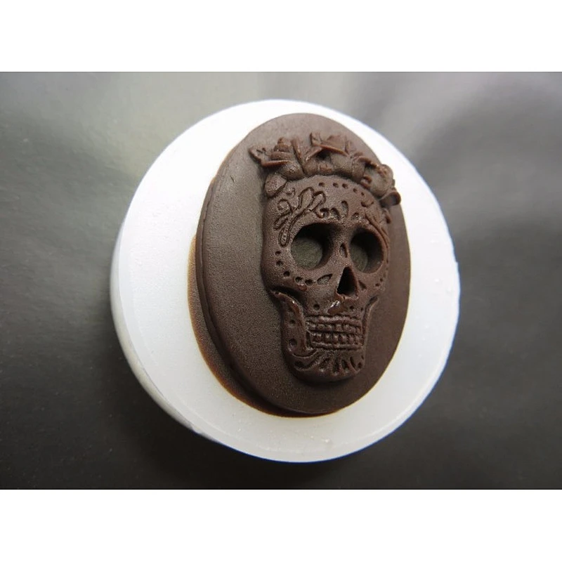 F5202 cranium fondant mold cake decorating tools silicone molds PRZY