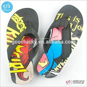 Thick EVA sole anime printed summer outdoor cheap fashion hot young slipper