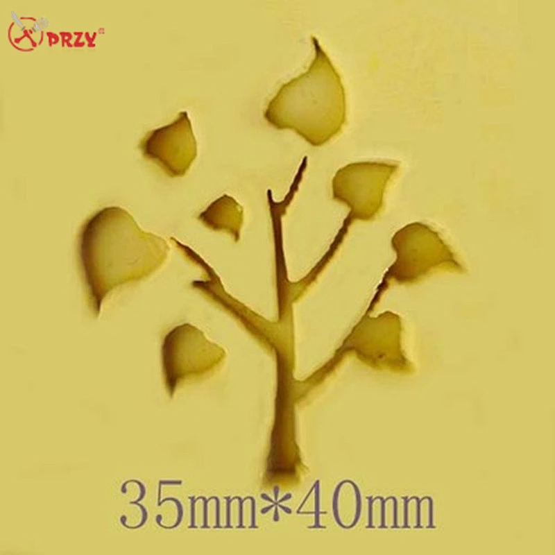 Various Tree shapes Soap stamps Acrylic pattern stamp handmade soap using plants Stamp