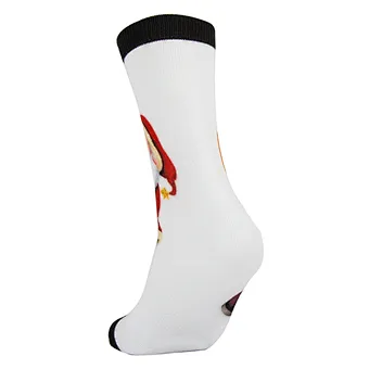 High Technique Printing Crew Sock Christmas Style Women Fashion Sock