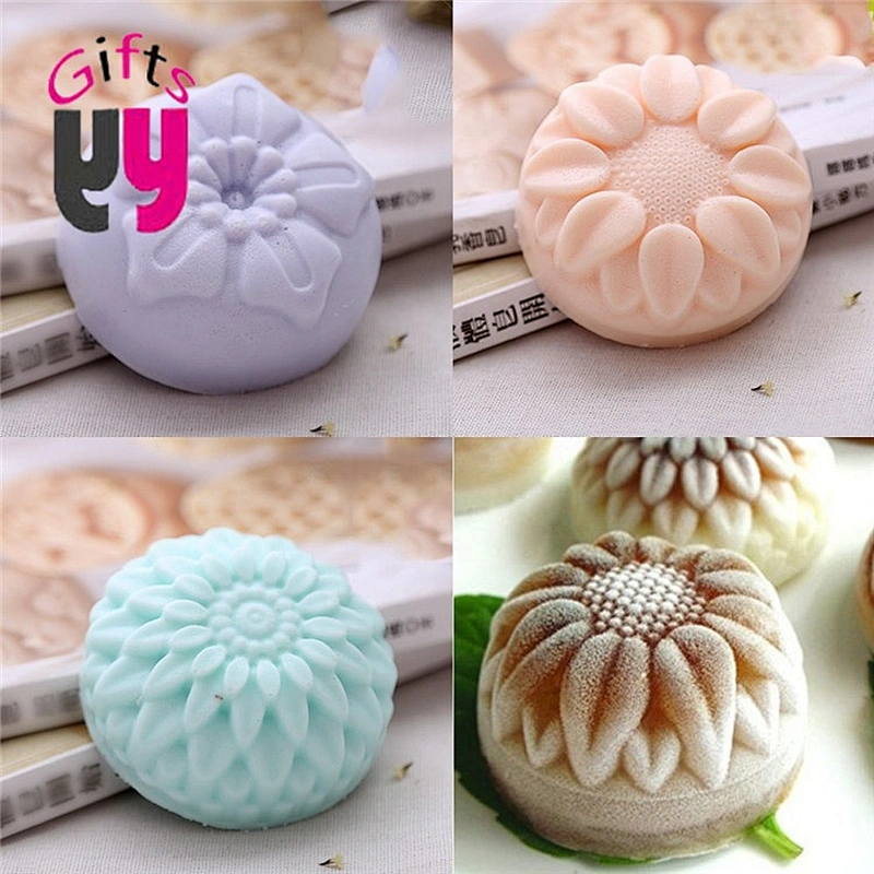 BPA free cakes cookies chocolate soap mold silicone mold flower