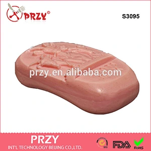S3095 goat eco-friendly material handmade durable Silicone soap molds,goat silicone soap mold