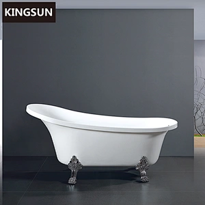 K-8889 Bathroom Vanity Freestanding Acrylic Bathtub 4 Foot Bathtub Portable Soaking Tub