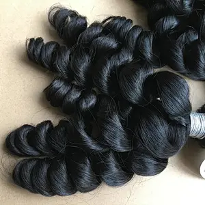 New arrival 12 inch to 26 inch loose wave virgin indian hair wholesale raw indian temple hair