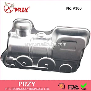 Train Shaped Metal Cake Molds,Aluminum.Alloy Baking pan for cake making