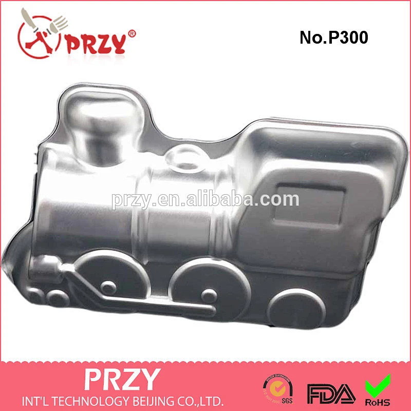 Train Shaped Metal Cake Molds,Aluminum.Alloy Baking pan for cake making