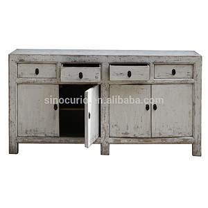 wholesale antique furniture china rustic shabby chic kitchen cabinet