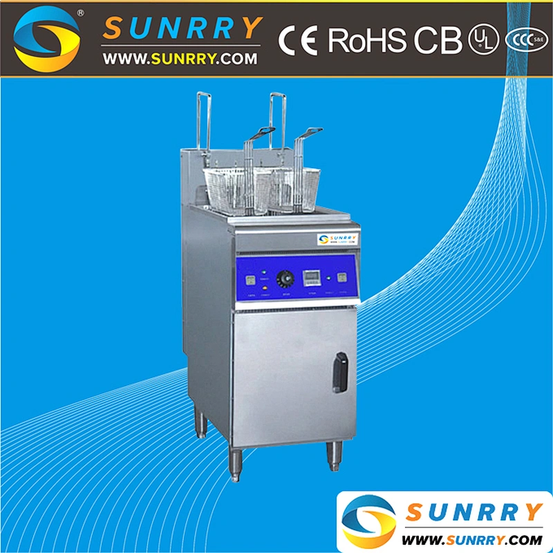 2018 new product stainless steel automatic induction aut-lift deep fryer with timer