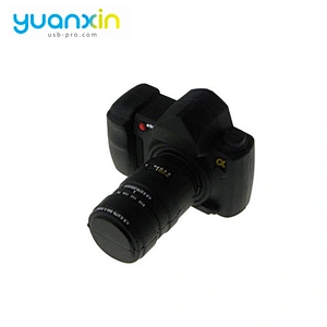 Large quantity plastic camera shape 1gb 8gb 16gb 32gb 64gb usb flash drive import