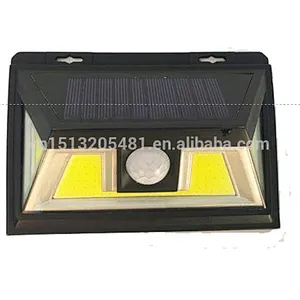 2018 HOT SALE! PET Solar panel power 5W COB LED Led Night light Sensor Light