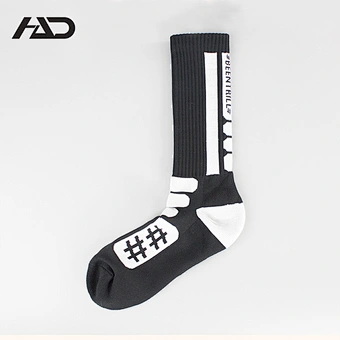 hot selling custom logo free terry sport socks