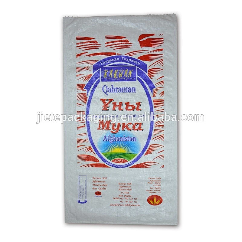 wheat flour packaging pp wovne bag design for corn 25kg 40kg 50kg